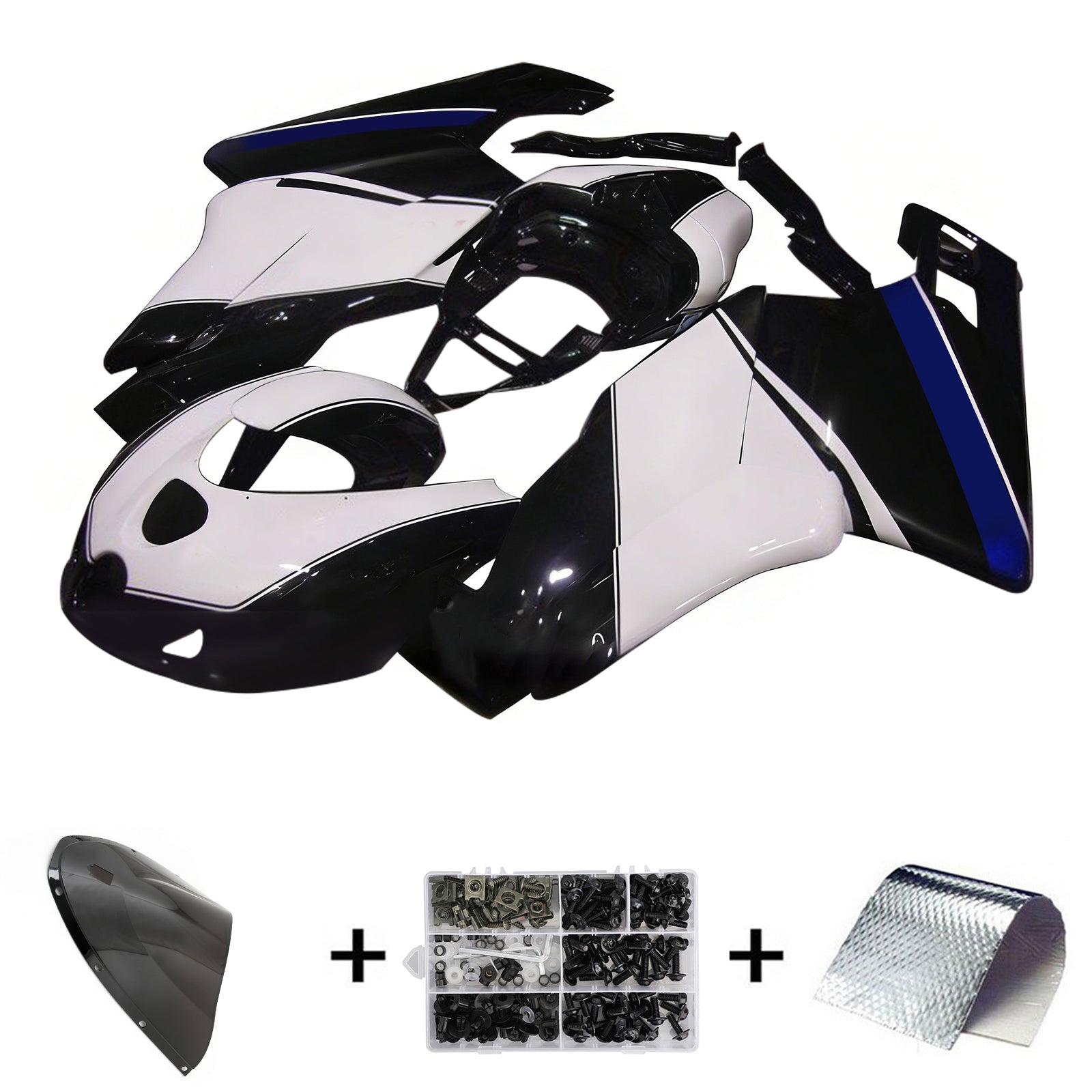 Amotopart Ducati 999 749 2005 2006 ABS-korin suojasarja