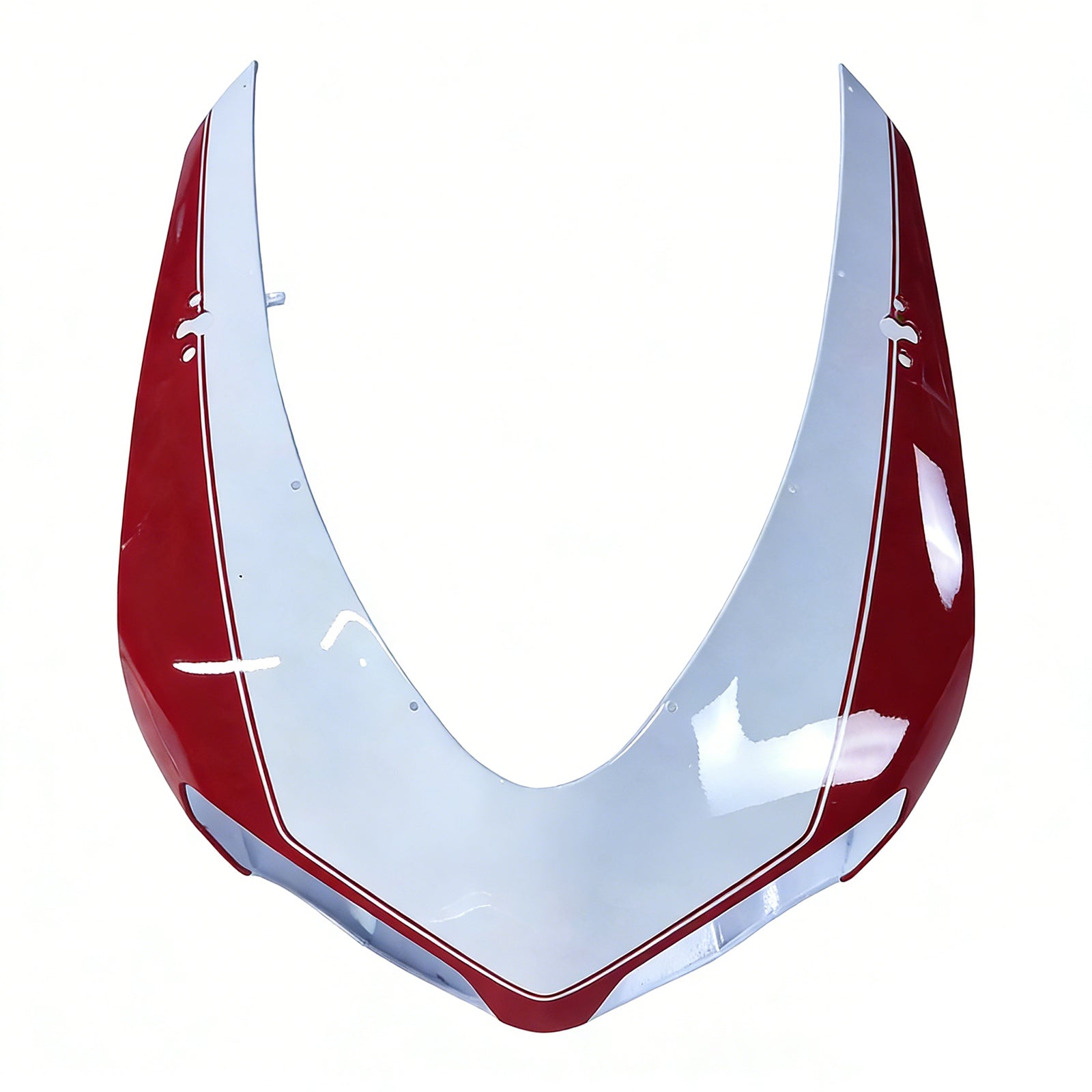 Amotopart Ducati 1098/1198/848 2007-2012 Red Xerox Bodywork Fairing ABS Forma wtryskowa 4 # Generic