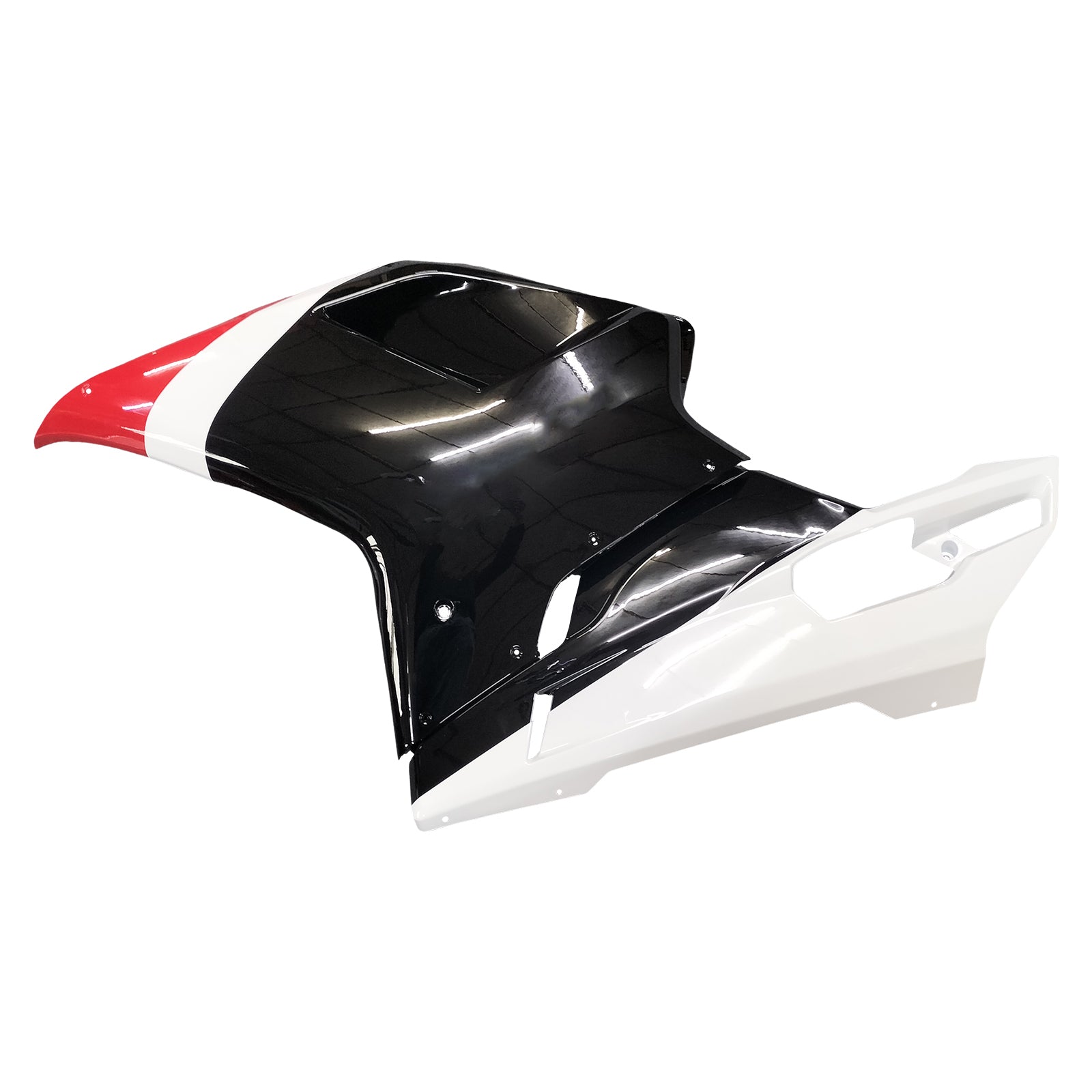 Amotopart Ducati 1098/1198/848 2007-2011 Rouge Noir Carrosserie Carénage ABS Injection Moule 16 # Générique