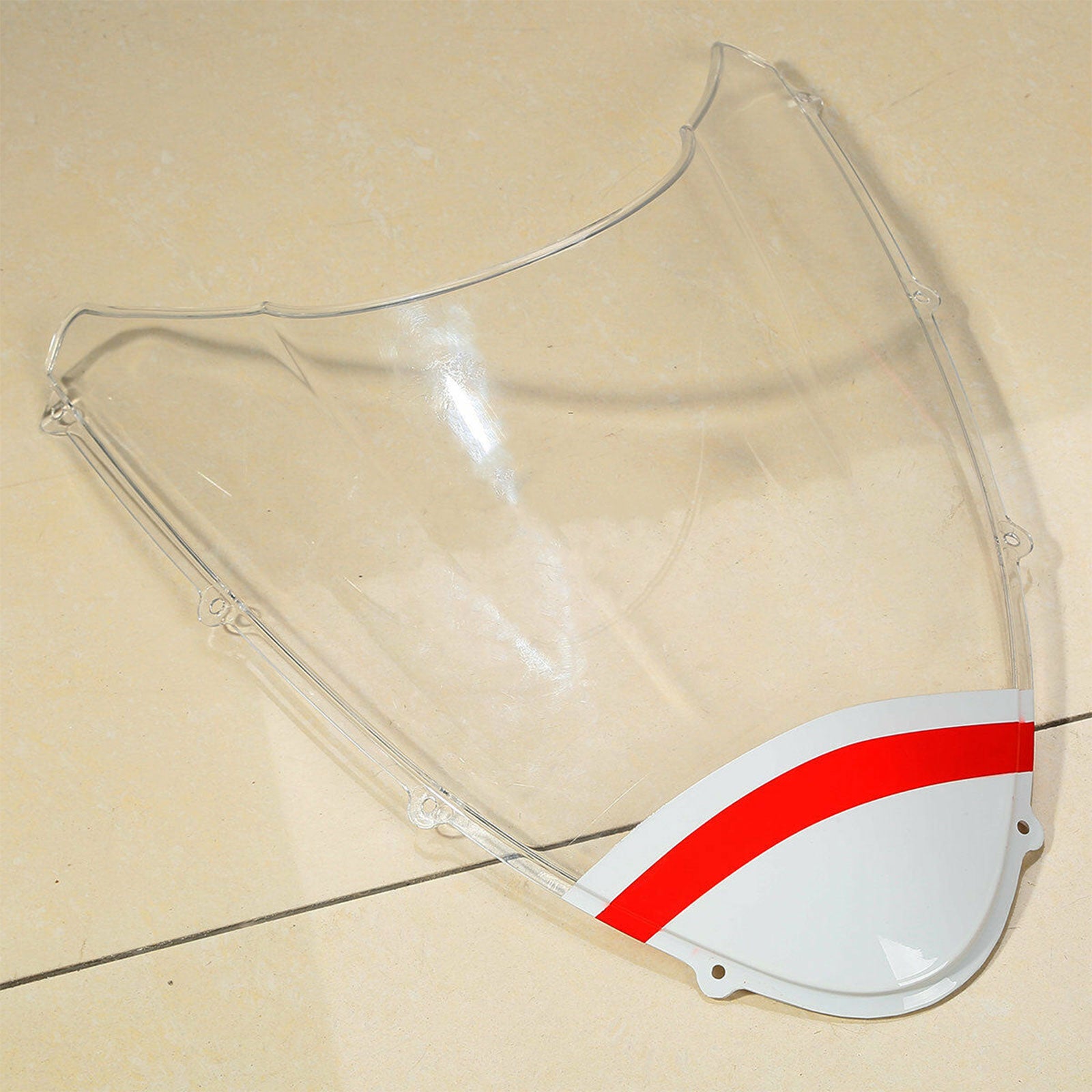 Amotopart Carénage Carrosserie Kit Pour DUCATI 1098 848 1198 2007-2012 2008 2009 Rouge Blanc Générique