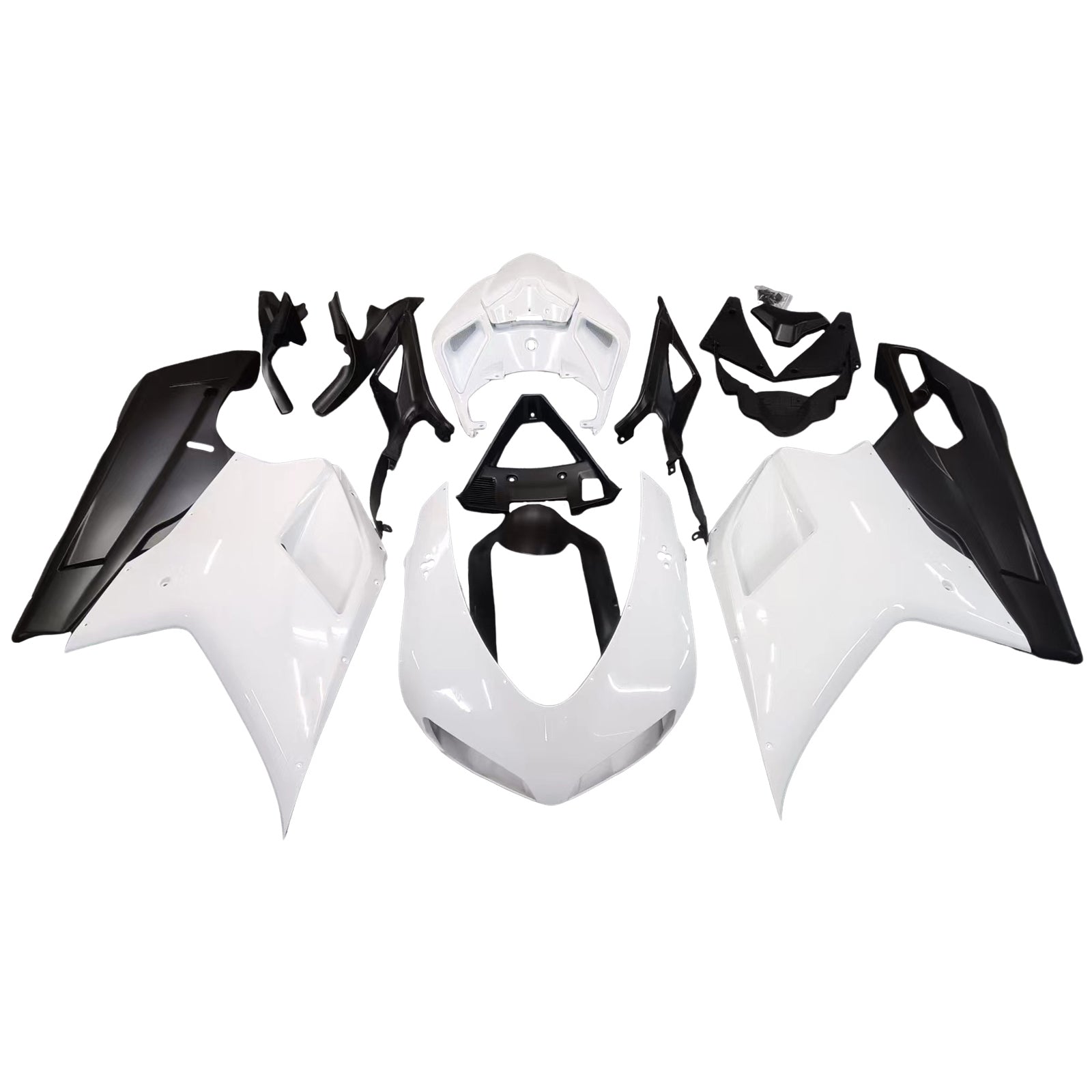 Amotopart Carénage Kit Carrosserie ABS pour Ducati 1098 1198 848 2007-2011 Générique