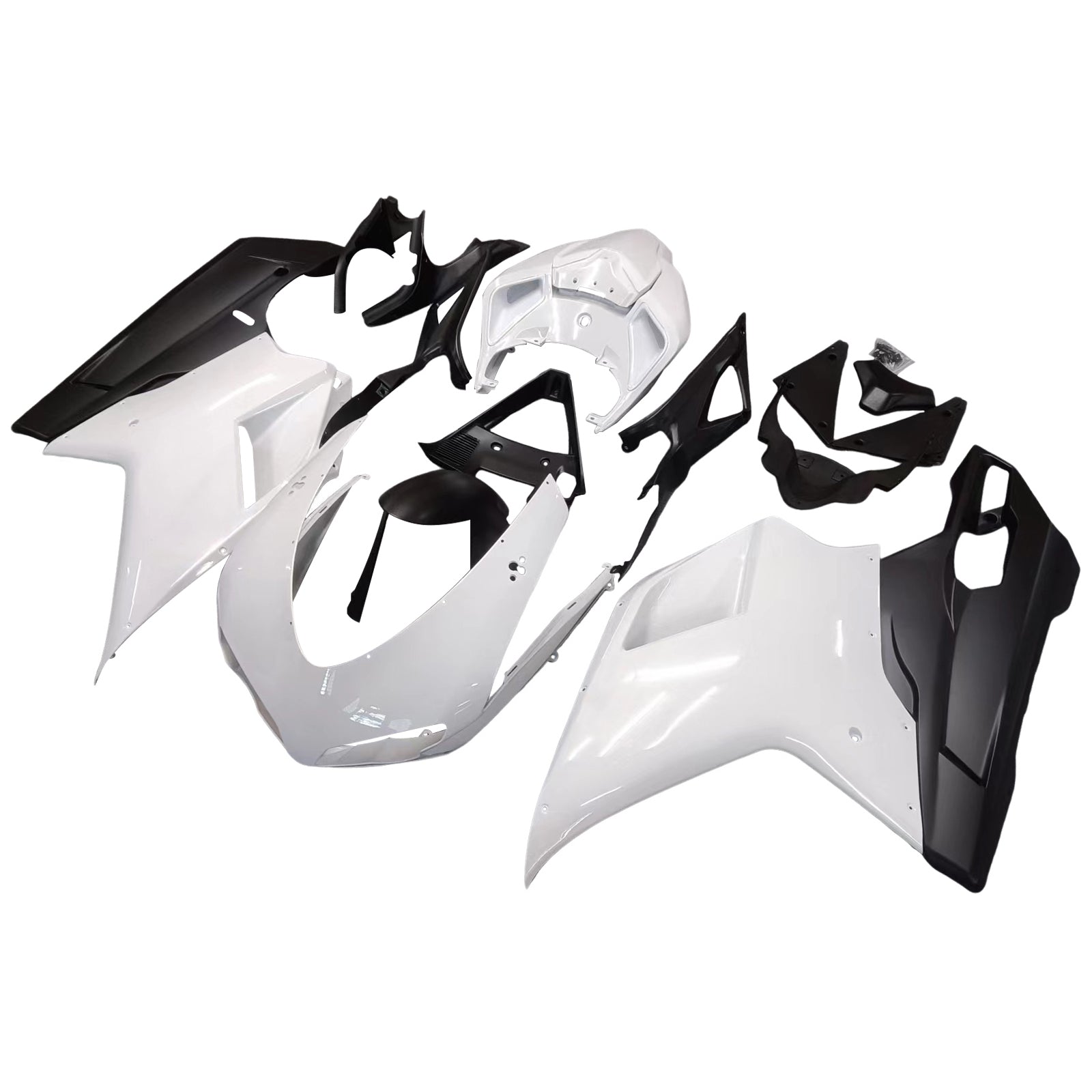 Amotopart Carénage Kit Carrosserie ABS pour Ducati 1098 1198 848 2007-2011 Générique