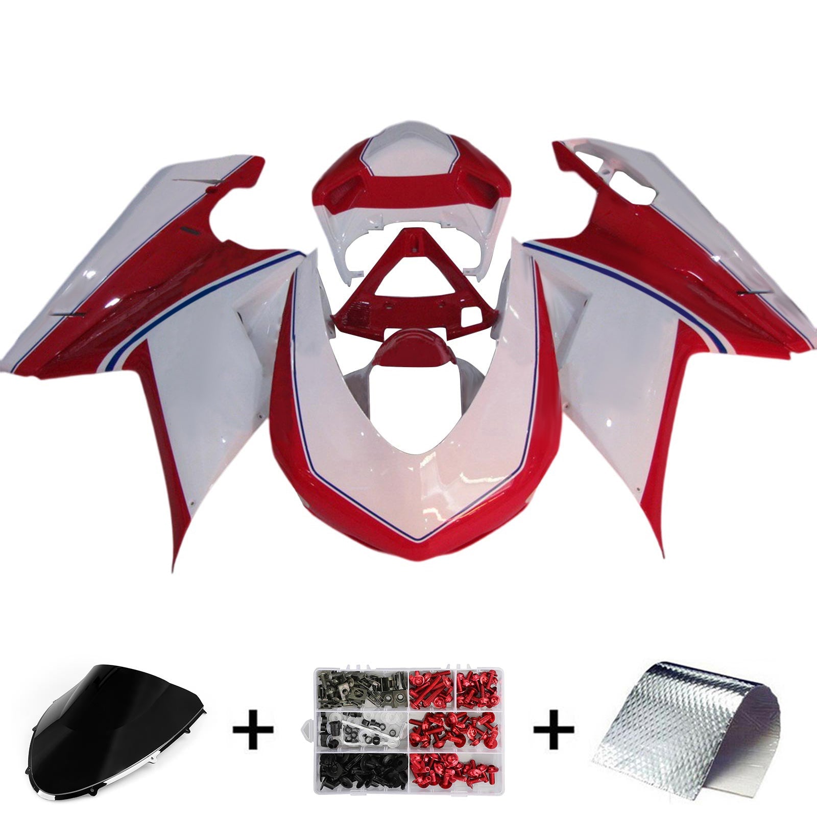 Ducati 1098 1198 848 2007-2011 ABS-korin suojasarja