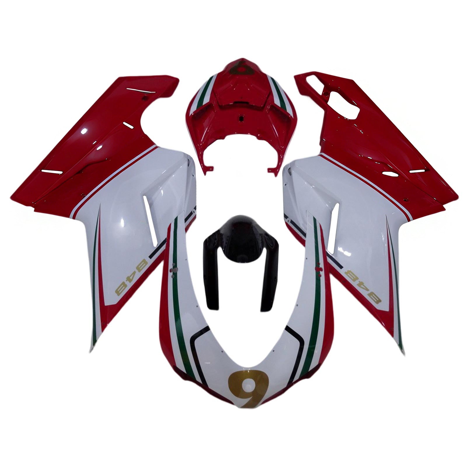Kit carena carrozzeria ABS Ducati 1098 1198 848 2007-2011