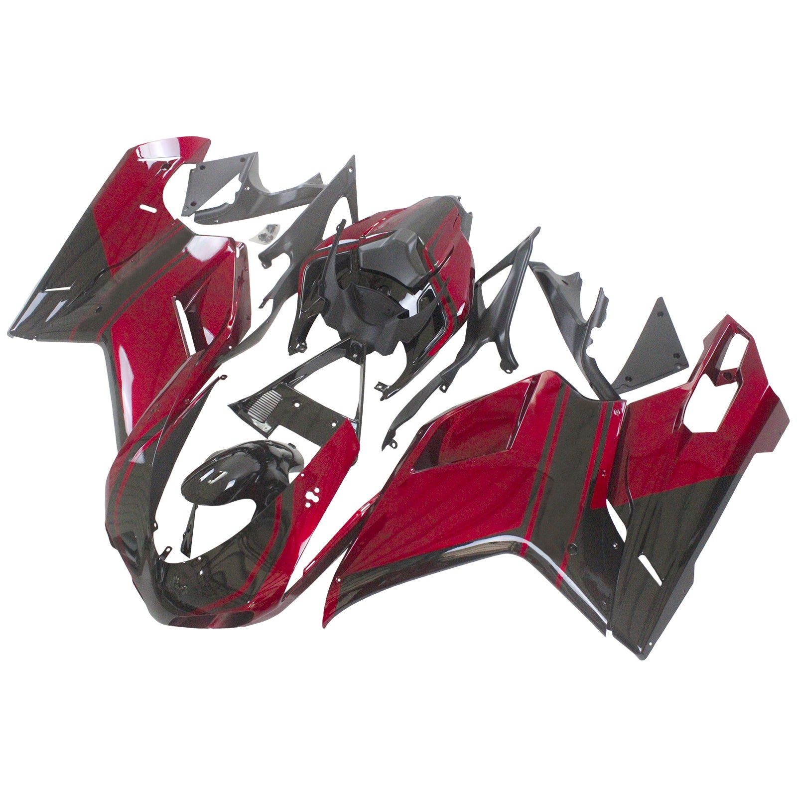 Ducati 1098 1198 848 2007-2011 Kit Carénage Carrosserie ABS