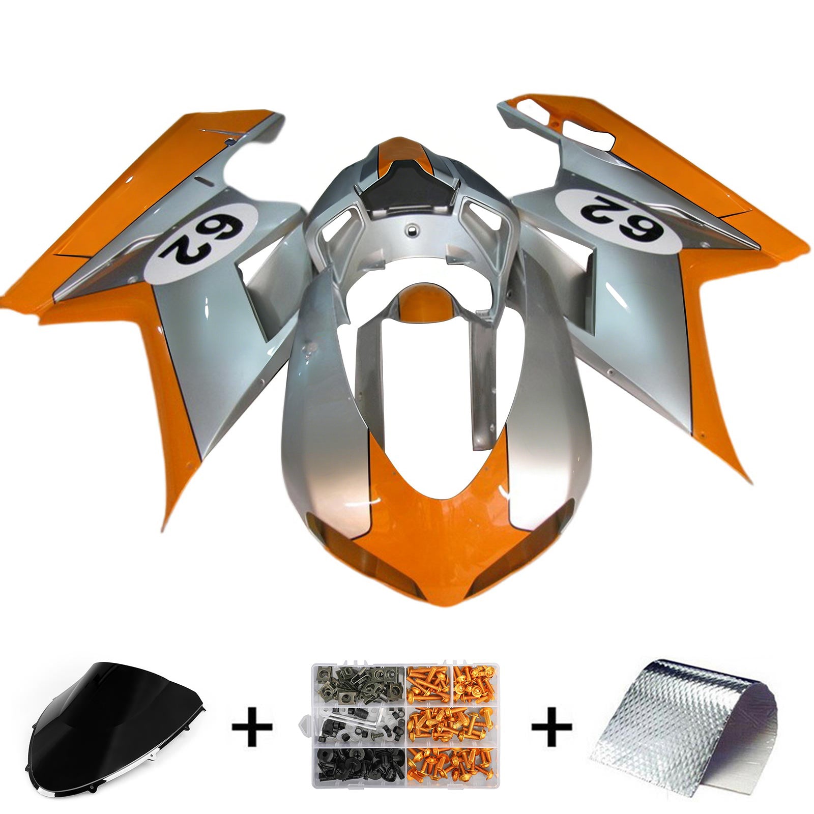 Ducati 1098 1198 848 2007-2011 Kit Carénage Carrosserie ABS
