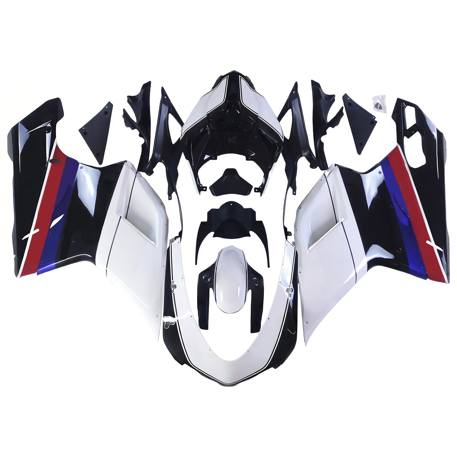 Amotopart Ducati 1098 1198 848 2007-2011 Kit Carénage Carrosserie ABS