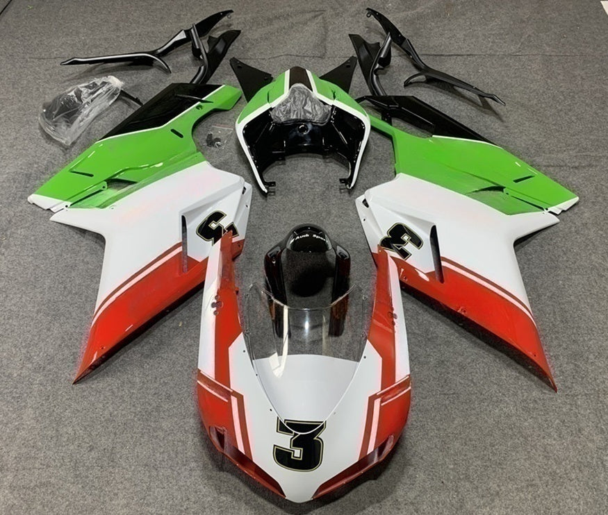 2007-2011 Ducati 1098 1198 848 Kit de carénage carrosserie ABS