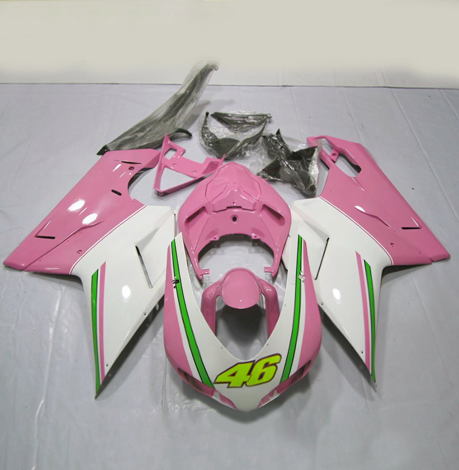 2007-2011 Ducati 1098 1198 848 Kit de carénage carrosserie ABS