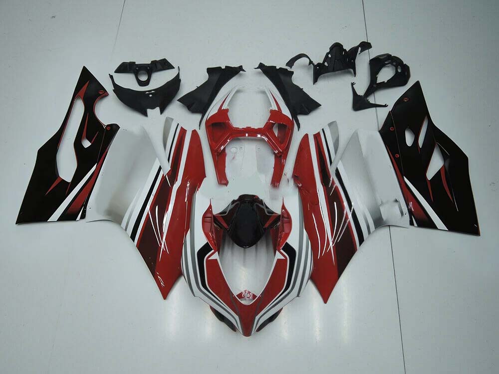 Amotopart Carénage Kit Carrosserie ABS pour Ducati 1199 899 2012-2015 Générique