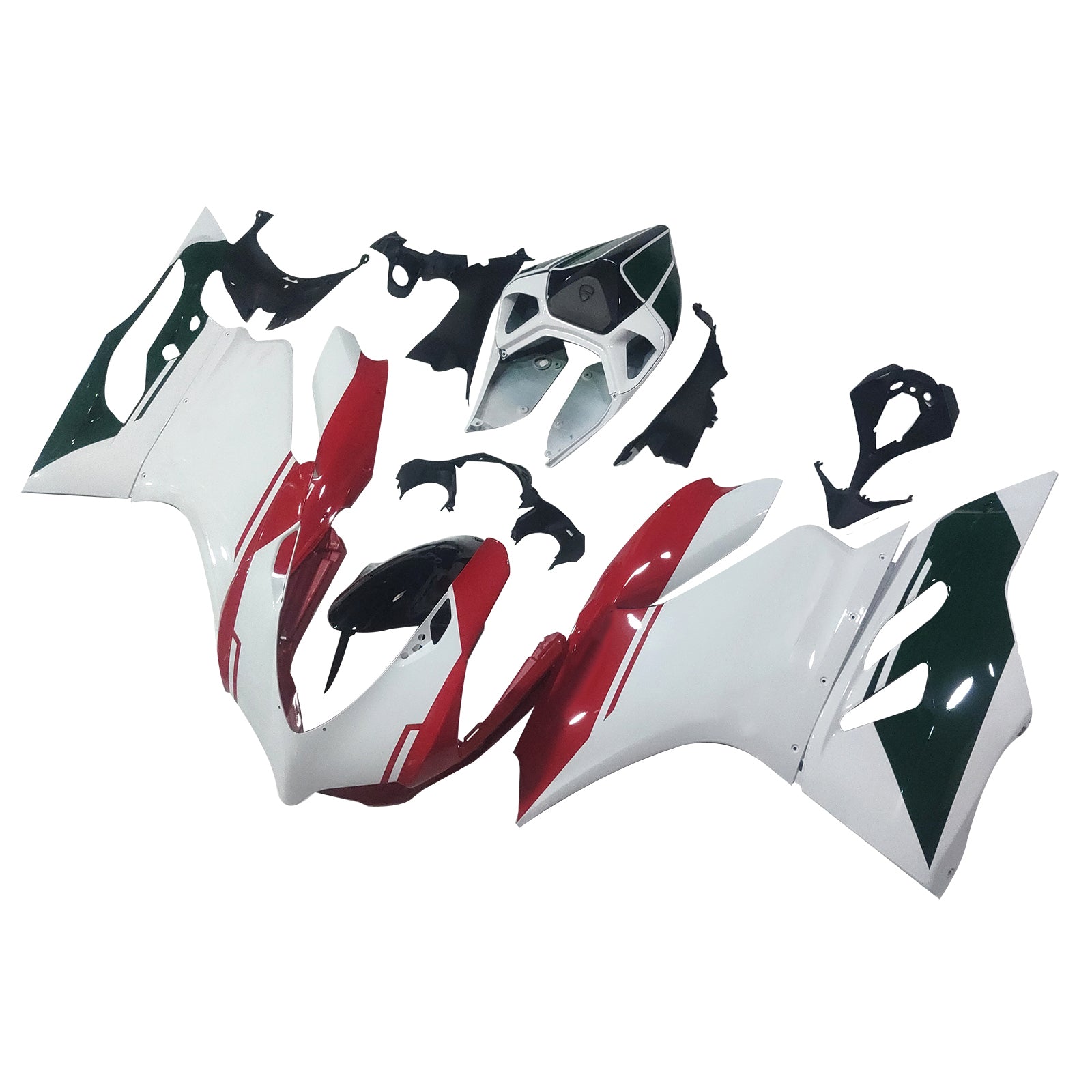 Amotopart Ducati 1199 899 2012-2015 Kit Carénage Carrosserie Plastique ABS