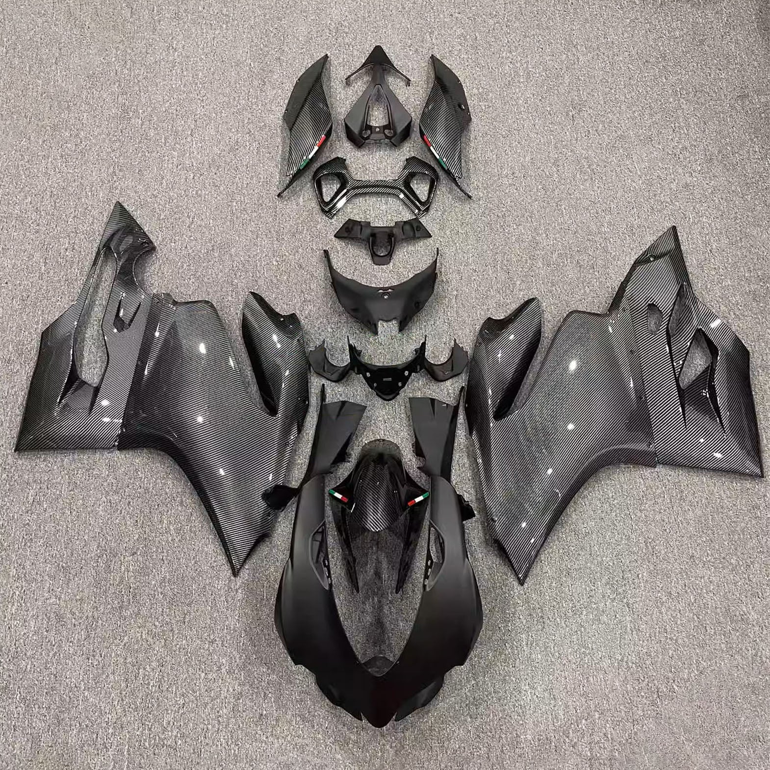 Kit di carenatura a iniezione Ducati 1199 2012-2015 Bodywork di plastica ABS