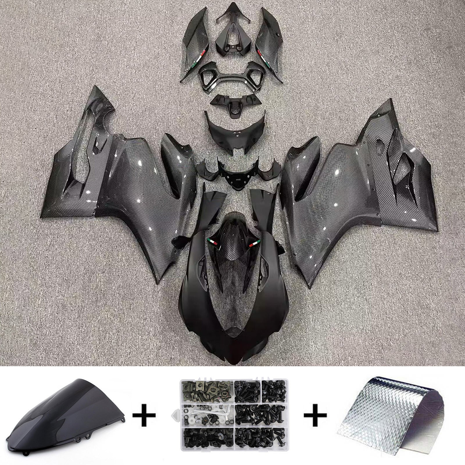 Kit di carenatura a iniezione Ducati 1199 2012-2015 Bodywork di plastica ABS
