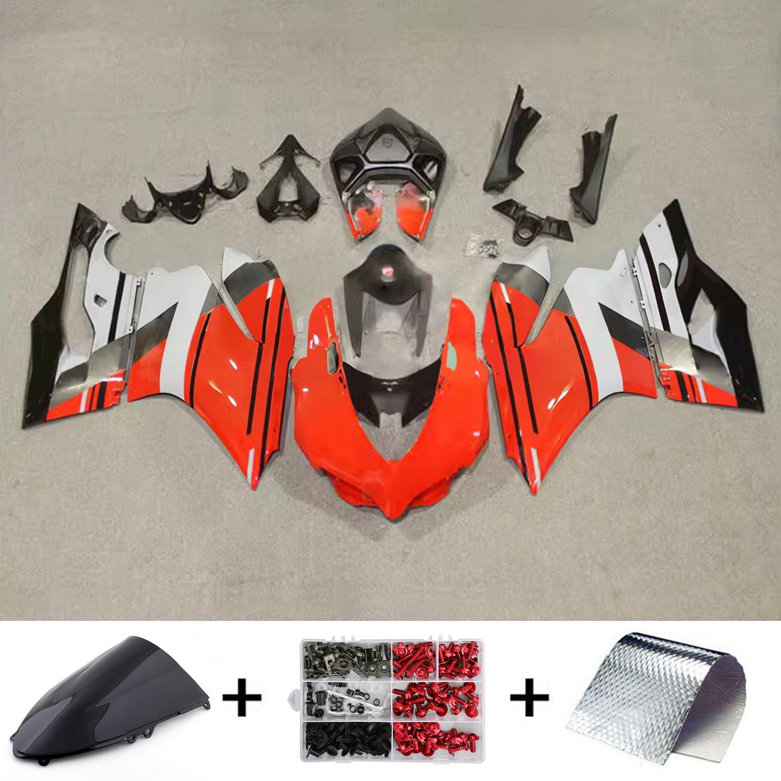Kit di carenatura a iniezione Ducati 1199 2012-2015 Bodywork di plastica ABS