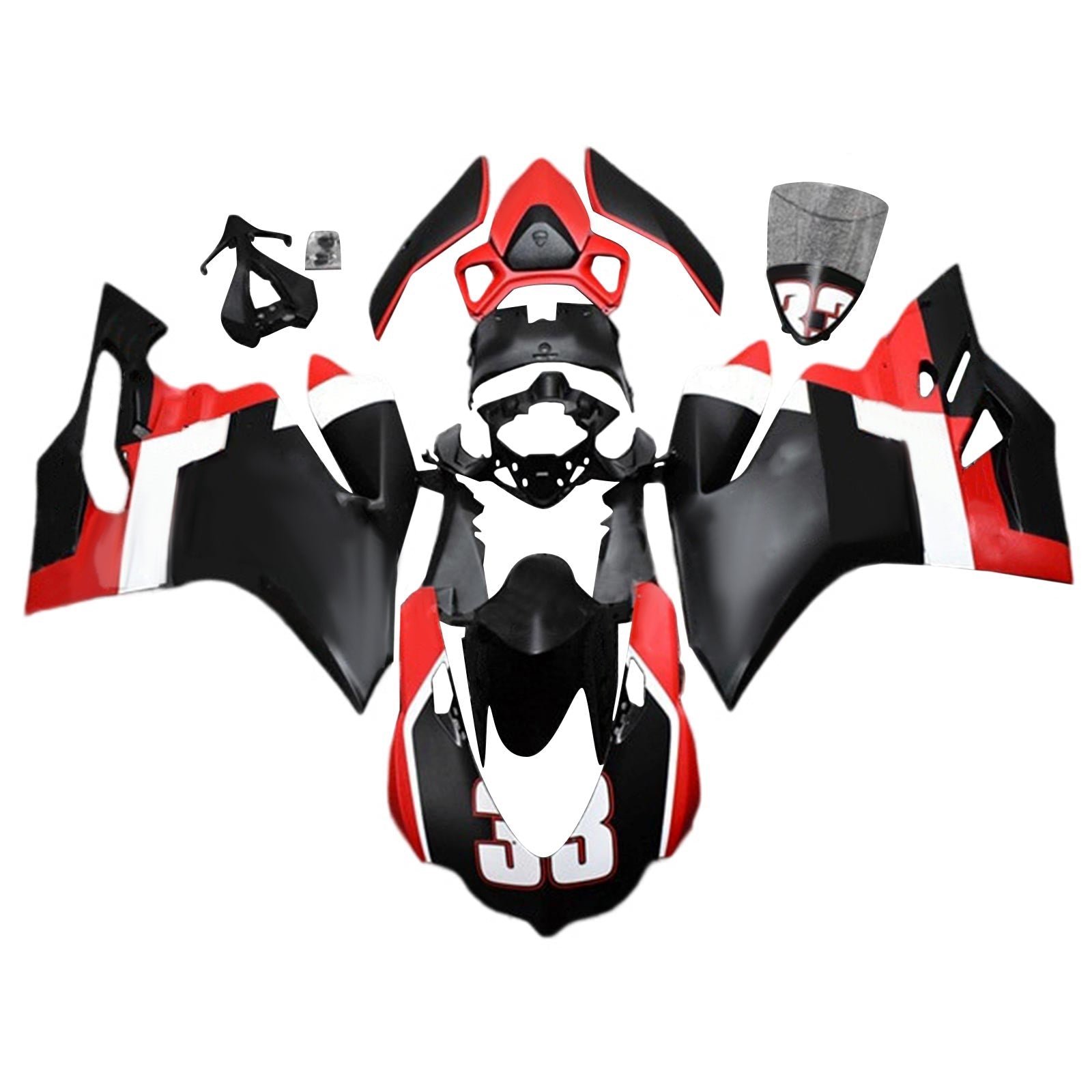 Amotopart Ducati 1299 959 2015-2020 ABS muovinen korin suojasarja
