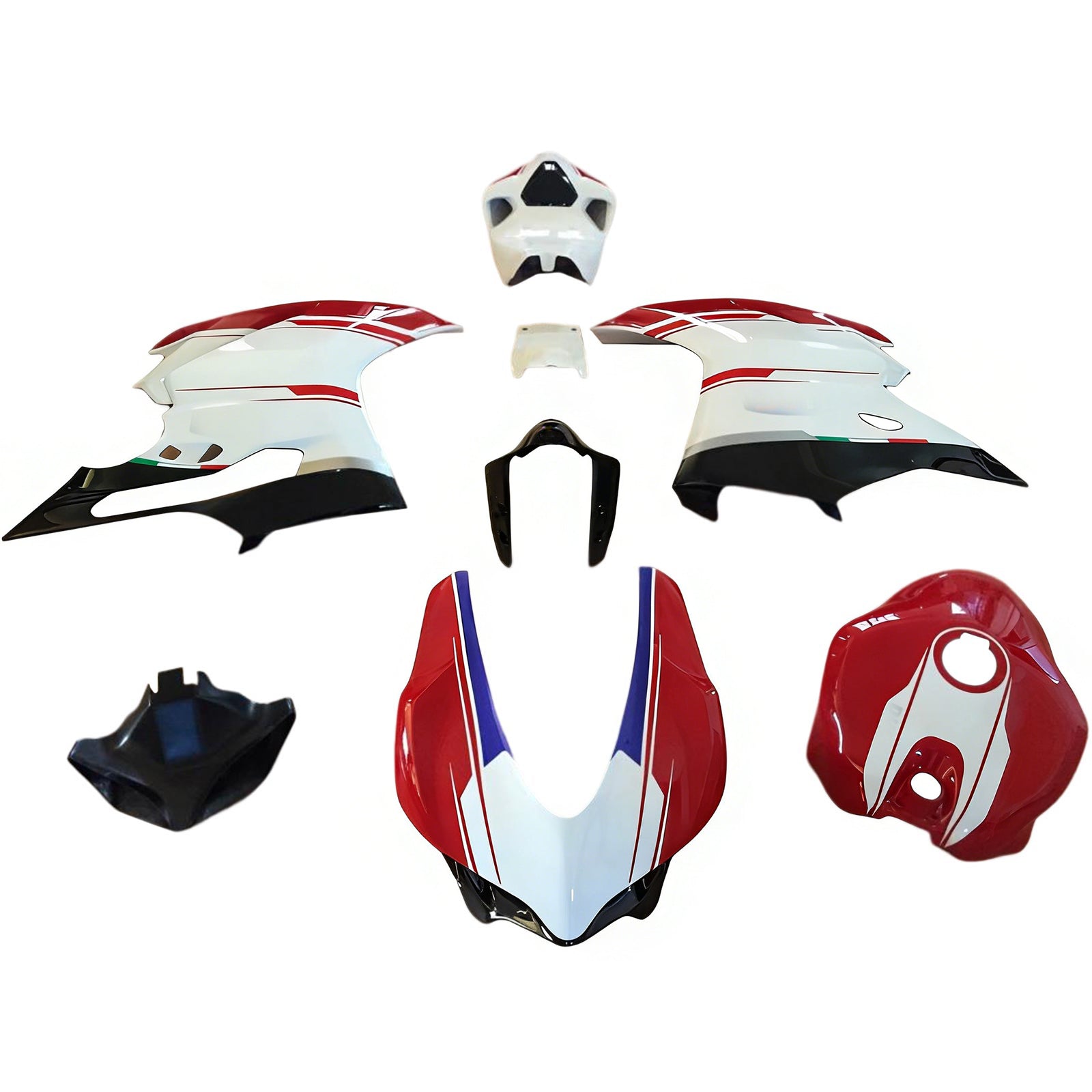 Amotopart Ducati 1299 959 2015-2020 ABS muovinen korin suojasarja
