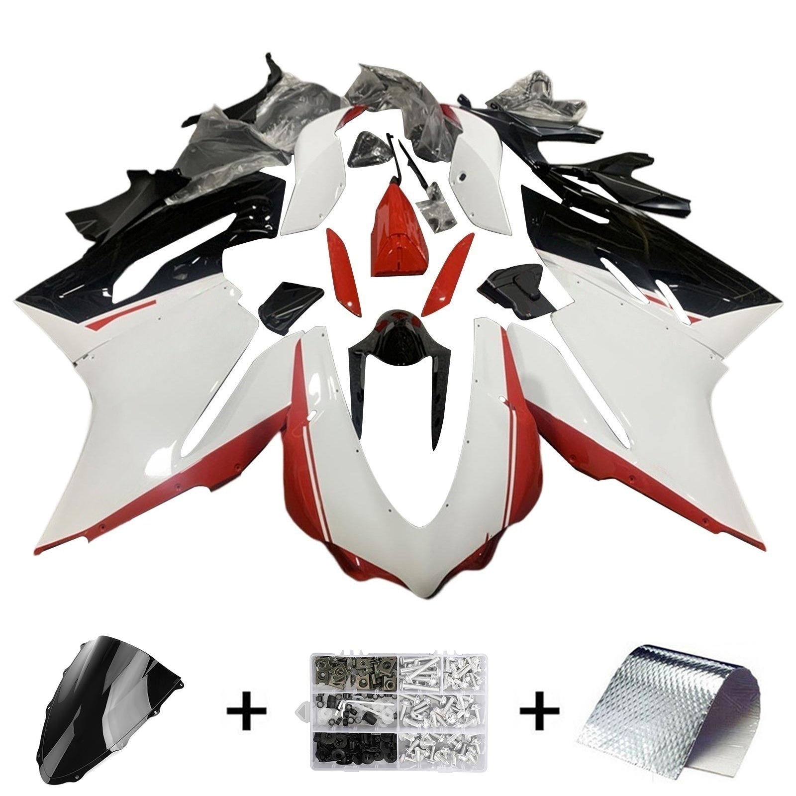 Amotopart Ducati 1299 959 2015-2020 ABS muovinen korin suojasarja