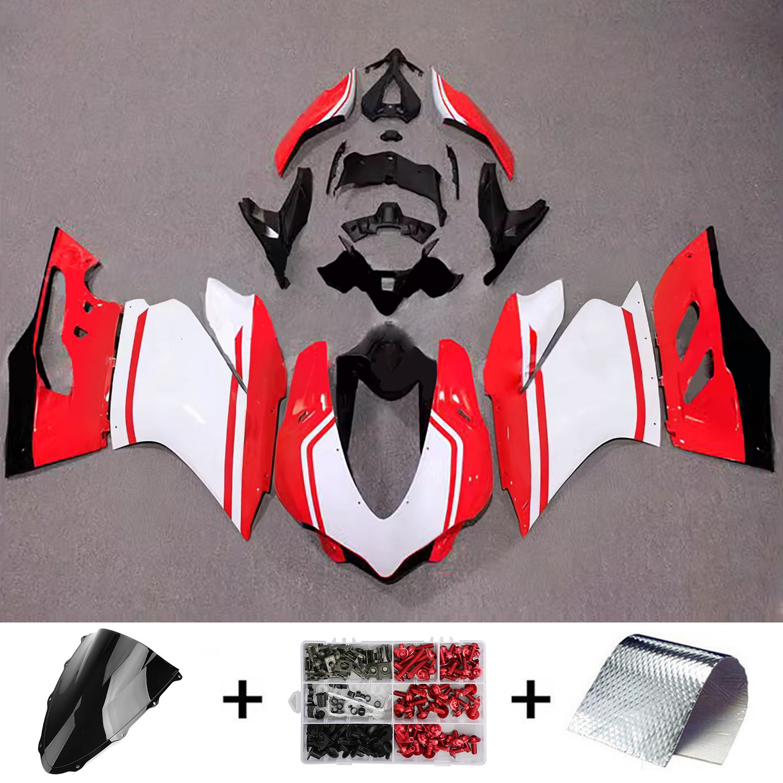 Kit de carénage d'injection Ducati 1299 2015-2020 Carrosserie Plastique ABS