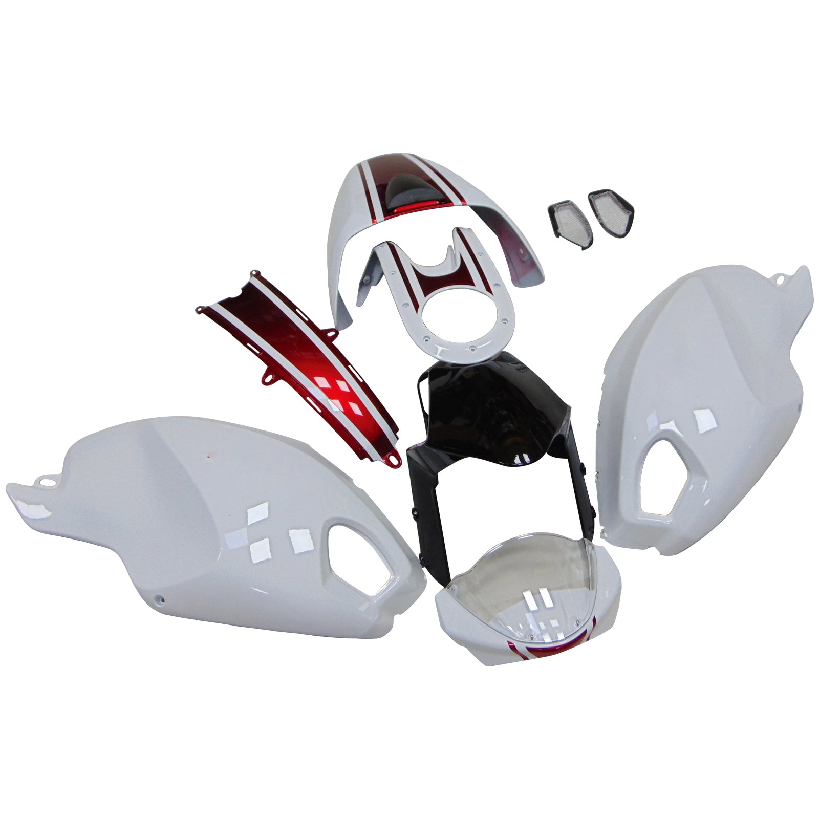 Amotopart Ducati Monster 696 796 1100 s Evo in tutti gli anni Kit Carrosserie