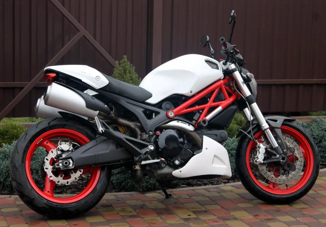 Amotopart Ducati Monster 696 796 1100 S EVO toutes les années Carénage Kit Carrosserie