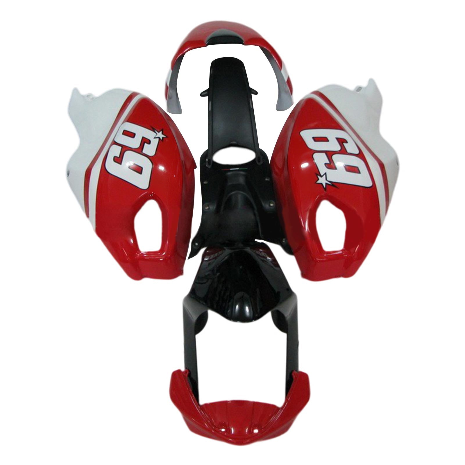 Amotopart Ducati Monster 696 796 1100 S EVO KAIKKI VUOSIA PARROSSERIE KIT