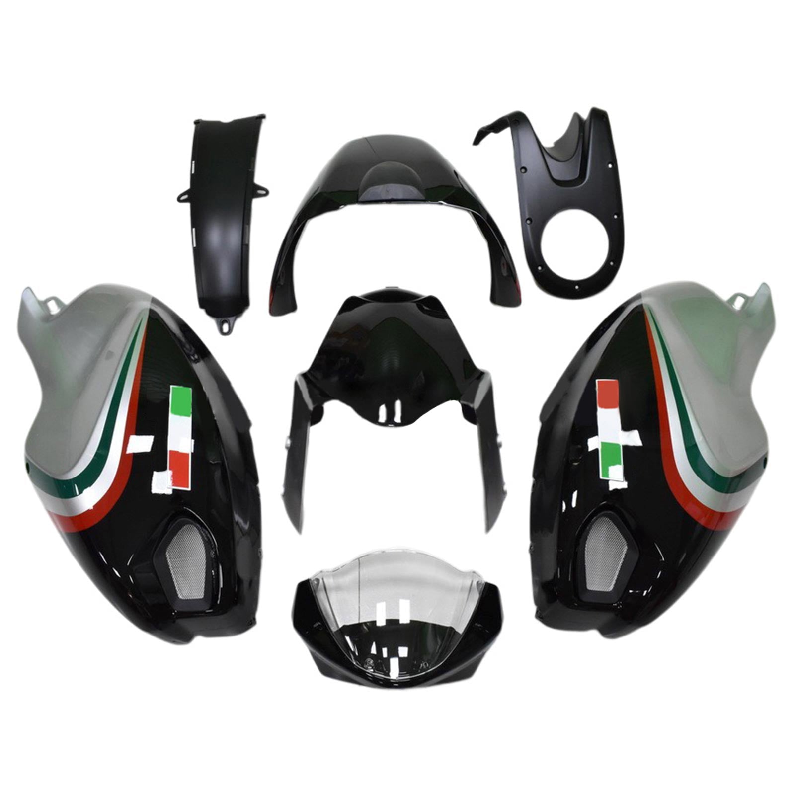 Amotopart Ducati Monster 696 796 1100 S EVO KAIKKI VUOSIA PARROSSERIE KIT