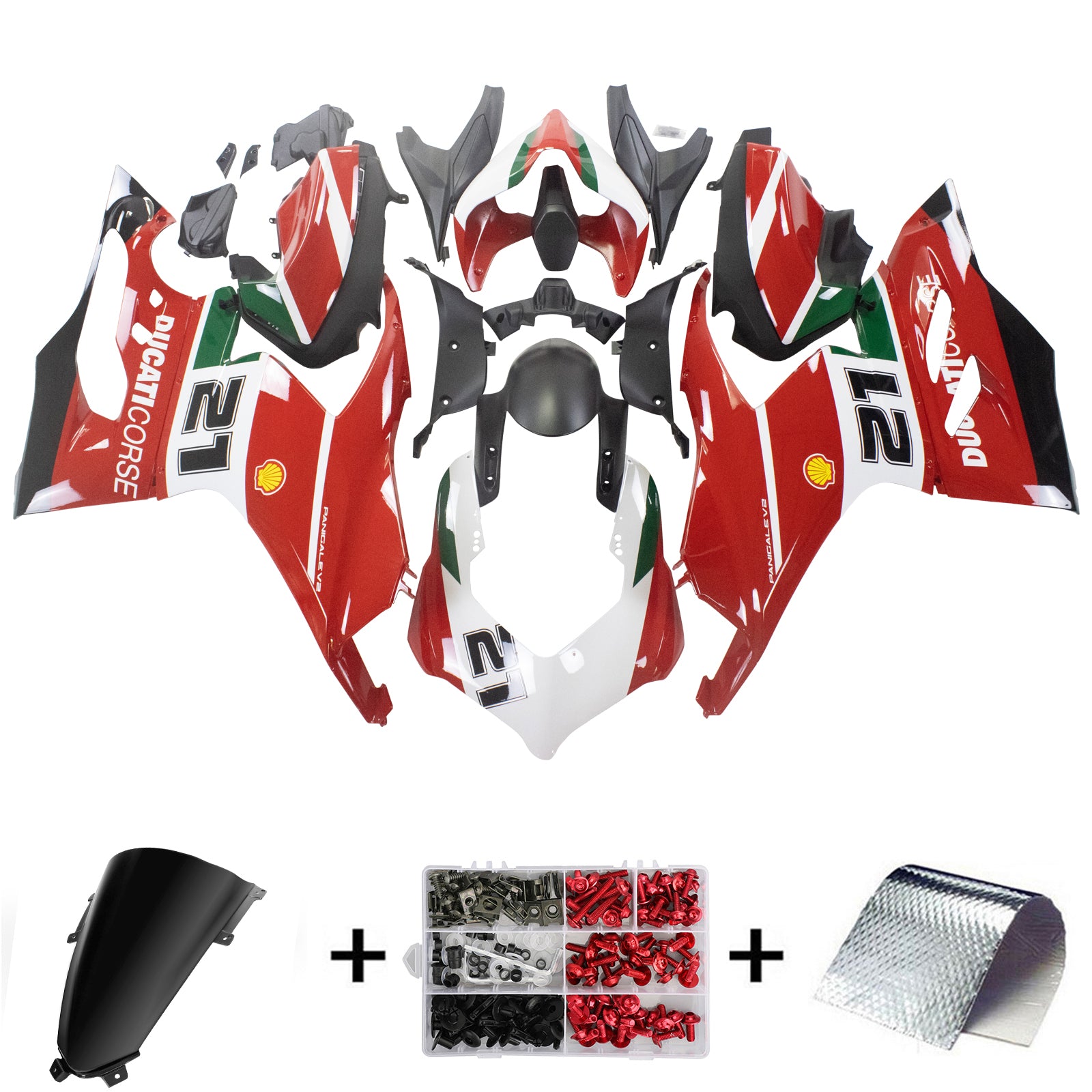 Kit Carenado Amotopart Ducati Panigale V2 2020-2022 Carrocería