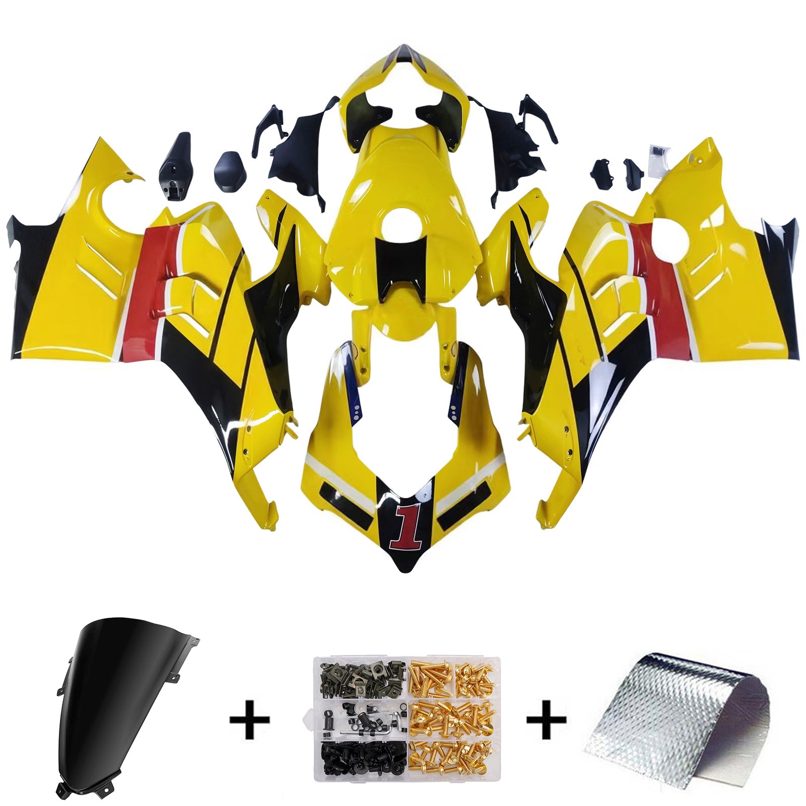 Kit de carénage d'injection Ducati Panigale V4/V4S 2022-2024 V4SP/V4R 2023-2024