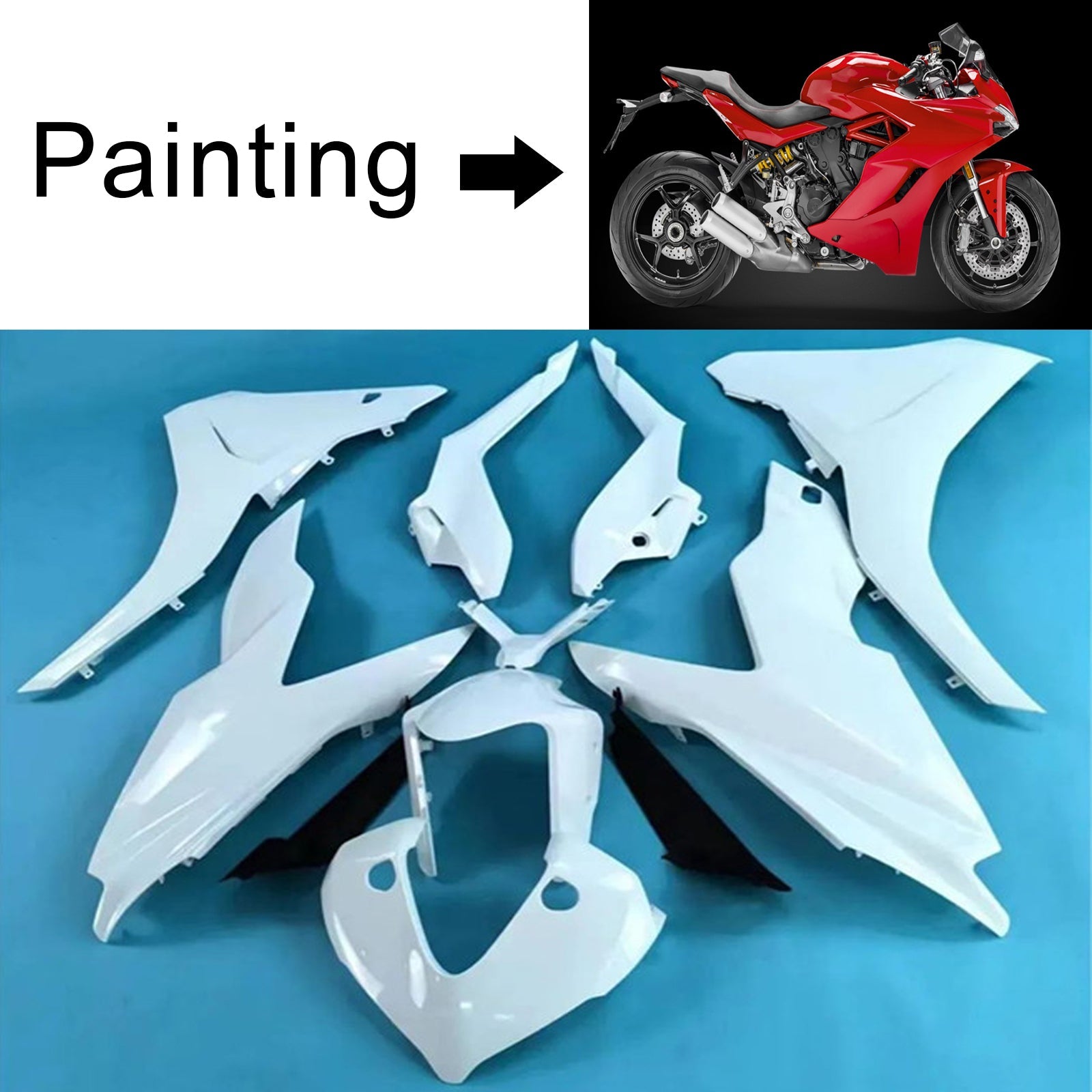 Kit de carénage d'injection Ducati Supersport 939 939S 2017-2020