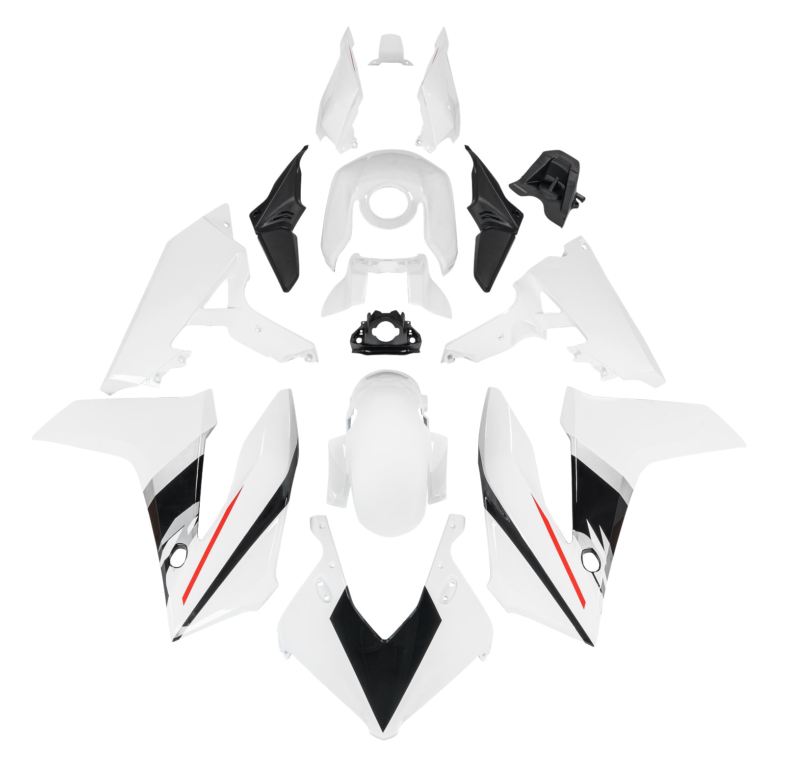 Kit de carénage de carrosserie en plastique ABS injecté pour Honda CBR650R 2024-2025