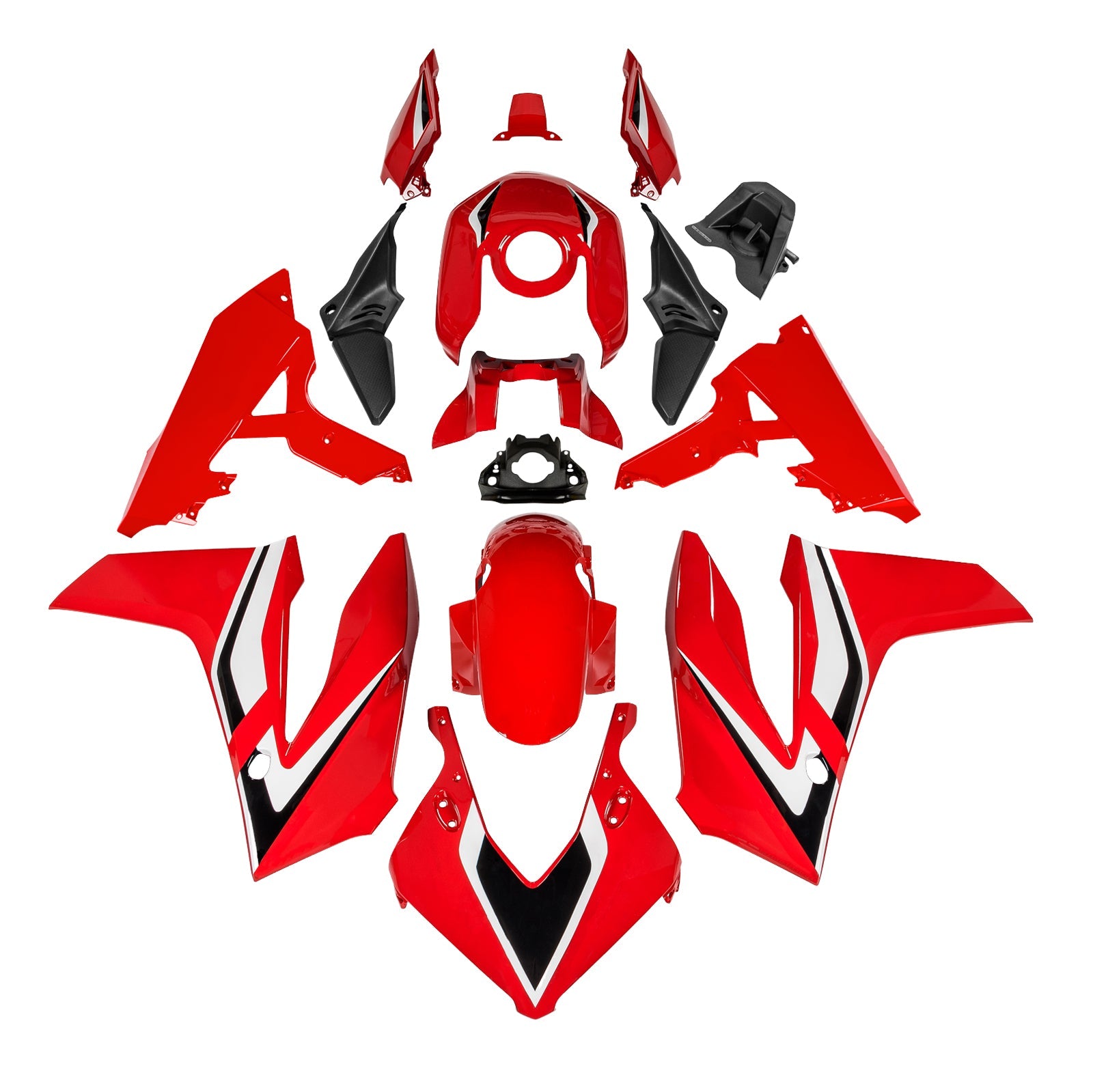 Kit de carénage de carrosserie en plastique ABS injecté pour Honda CBR650R 2024-2025