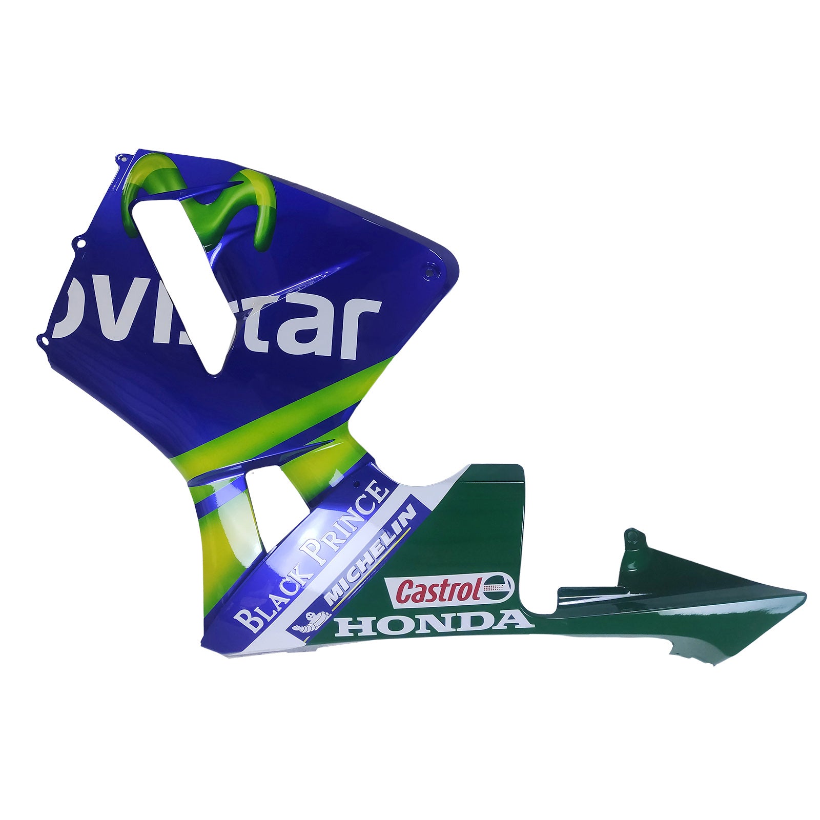 Amotopart Carnage 2003-2004 Honda CBR 600 RR Blue in Green Movistar generic