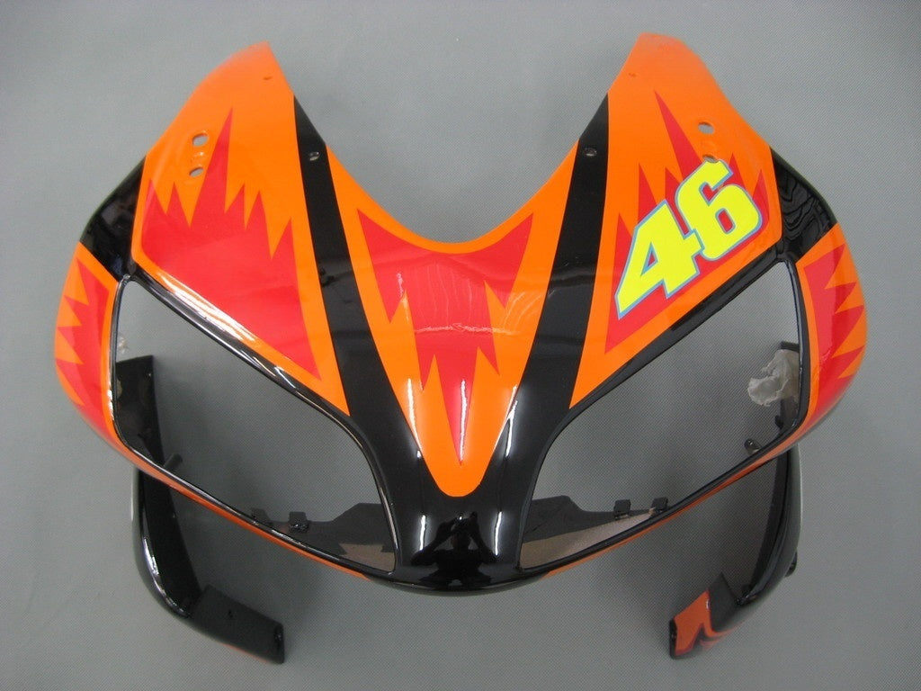 Carénages Amotopart 2003-2004 Honda CBR 600 RR Jaune Noir Valentino Rossi Repsol Moto Generic