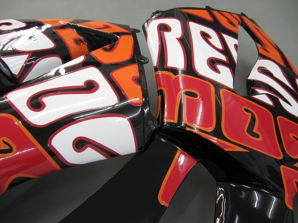 Carénages Amotopart 2003-2004 Honda CBR 600 RR Jaune Noir Valentino Rossi Repsol Moto Generic