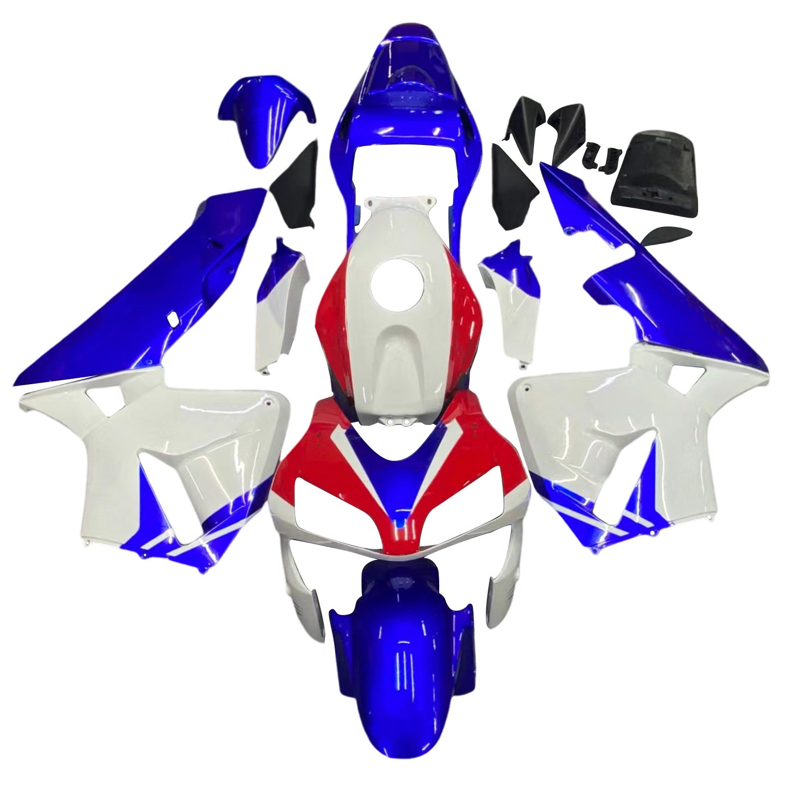 Amotopart Carénages 2003-2004 Honda CBR 600 rr rouge rouge blanc bleu hrc generico