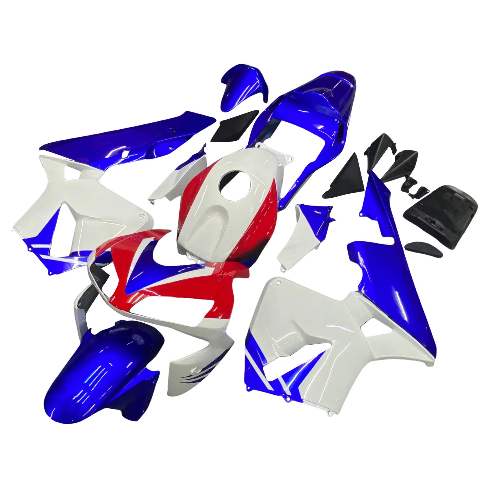 Amotopart Carénages 2003-2004 Honda CBR 600 rr rouge rouge blanc bleu hrc generico