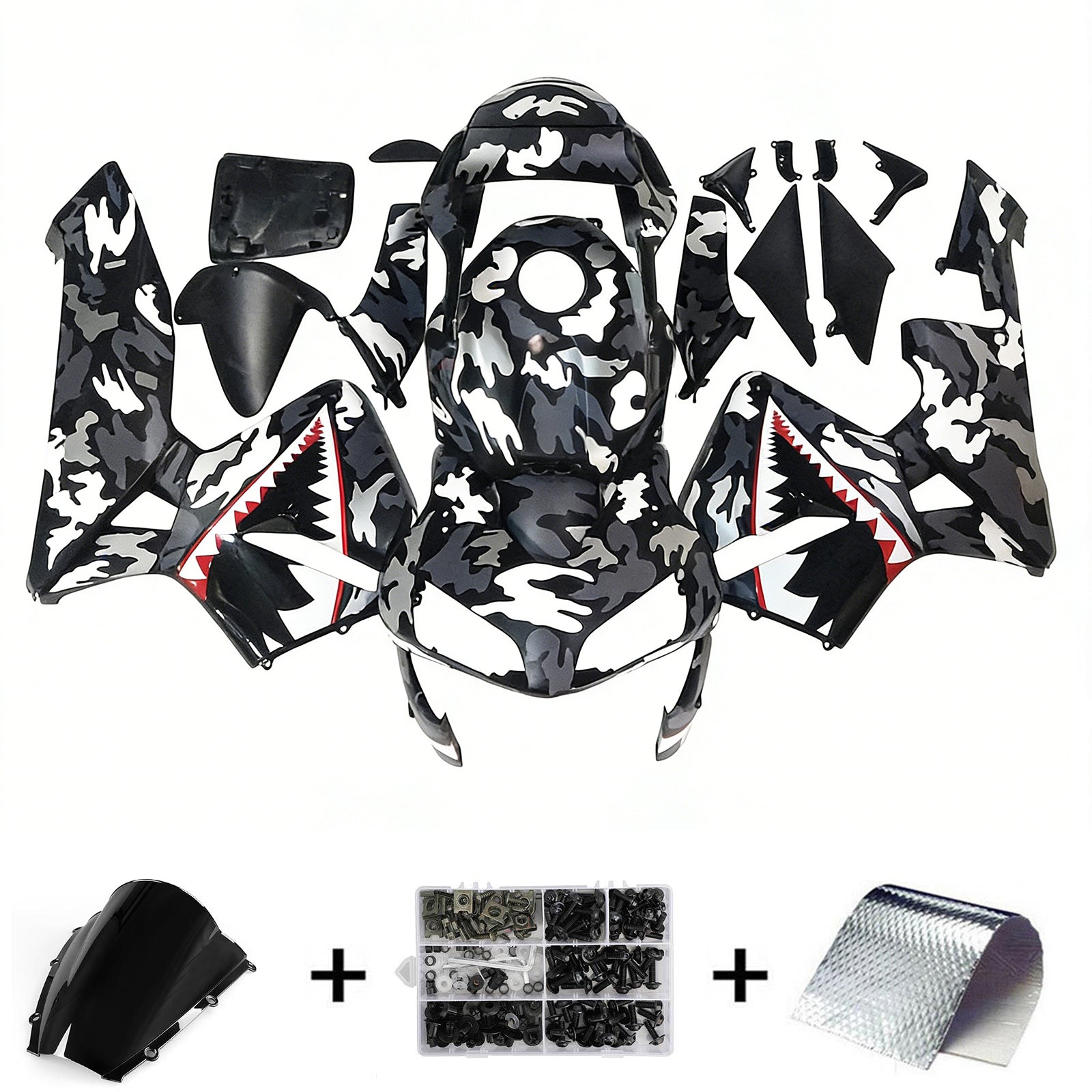 Zestaw owiewki ABS dla Honda CBR600R 2003-2004 F5