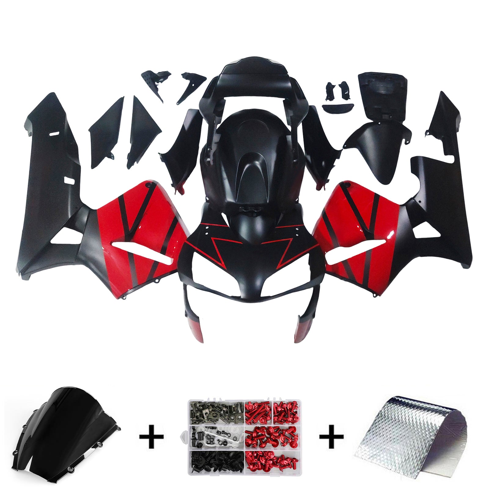 Amotopart Honda CBR600RR 2003-2004 F5 komplet Carrosserie plastični abs