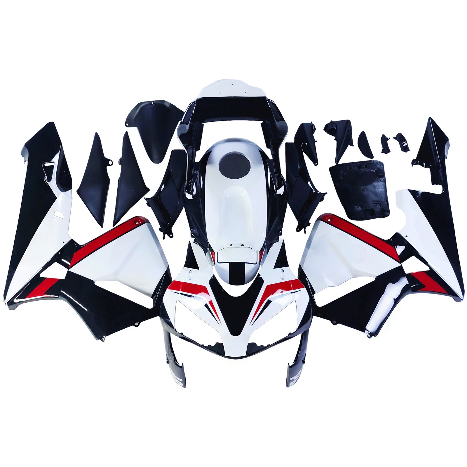 Amotopart Honda CBR600RR 2003-2004 F5 Kit Carénage Carrosserie Plastique ABS
