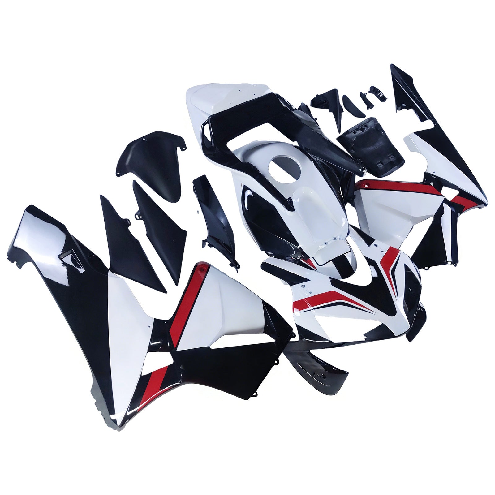 Amotopart Honda CBR600RR 2003-2004 F5 Kit Carénage Carrosserie Plastique ABS