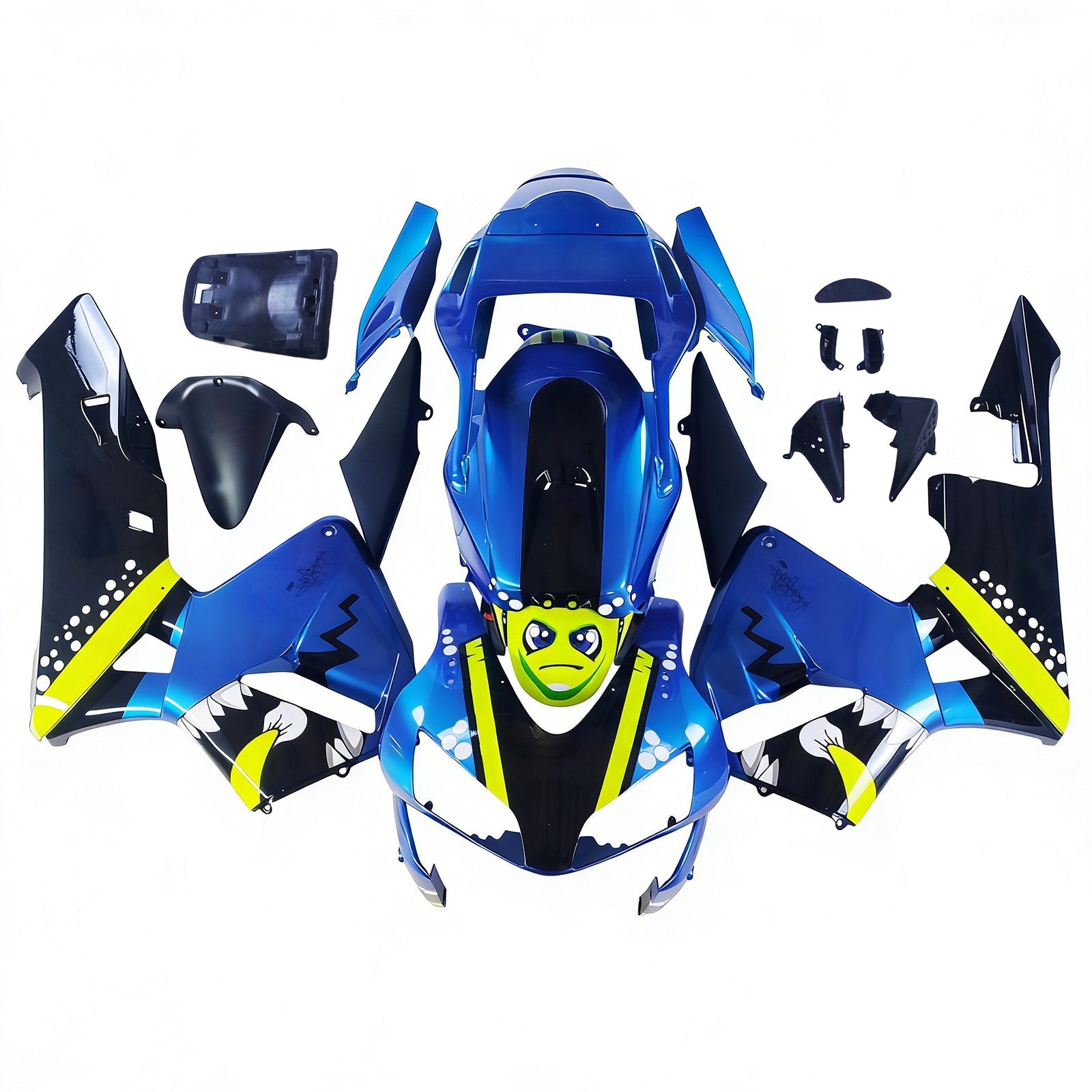 Amotopart Honda CBR600RR 2003-2004 F5 Kit Carénage Carrosserie Plastique ABS