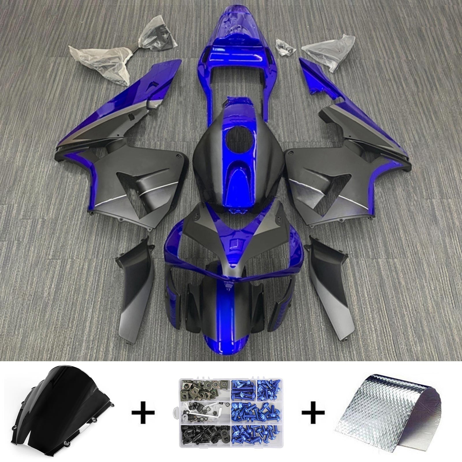 Amotopart Honda CBR600RR 2003-2004 F5 Kit carenatura carrozzeria in plastica ABS