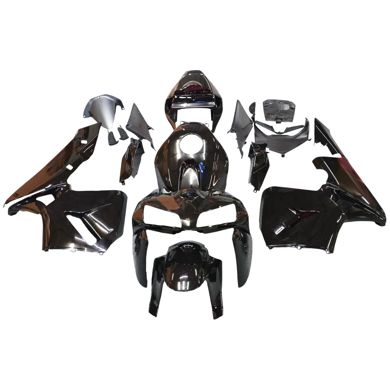 Carénages Amotopart 2005-2006 Honda CBR 600 RR Noir Honda Generic