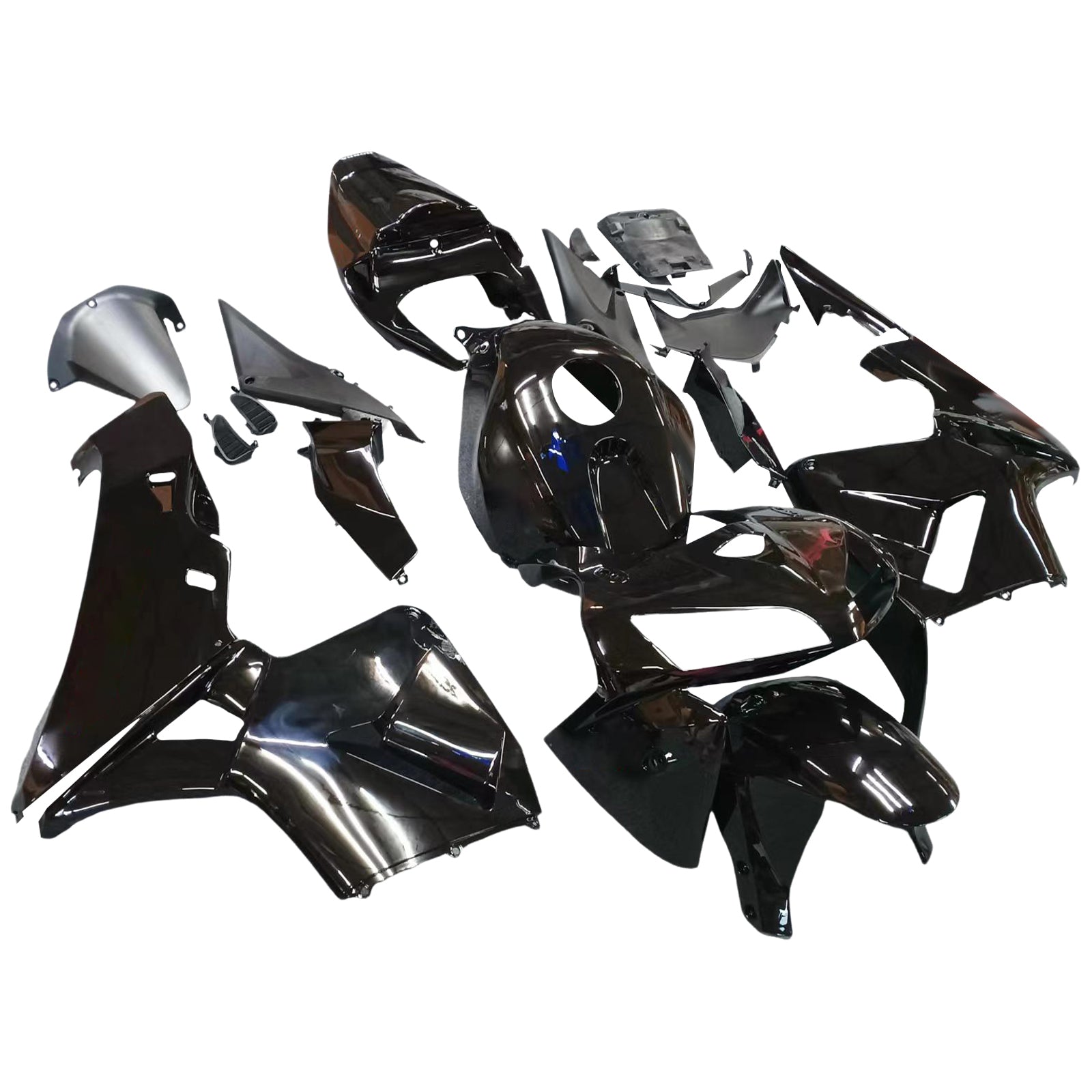 Carénages Amotopart 2005-2006 Honda CBR 600 RR Noir Honda Generic