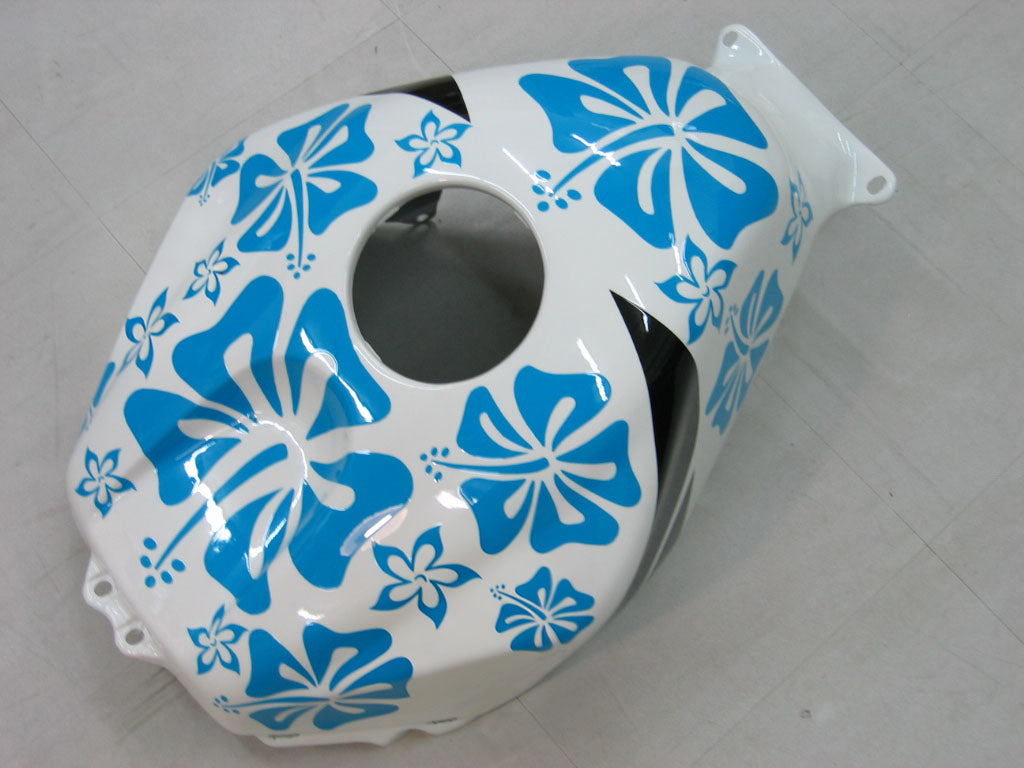 Carénages Amotopart 2005-2006 Honda CBR 600 RR Multicolore Azzurro Floral Generic