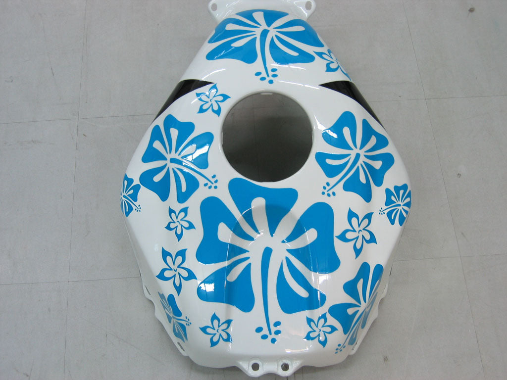Carénages Amotopart 2005-2006 Honda CBR 600 RR Multicolore Azzurro Floral Generic