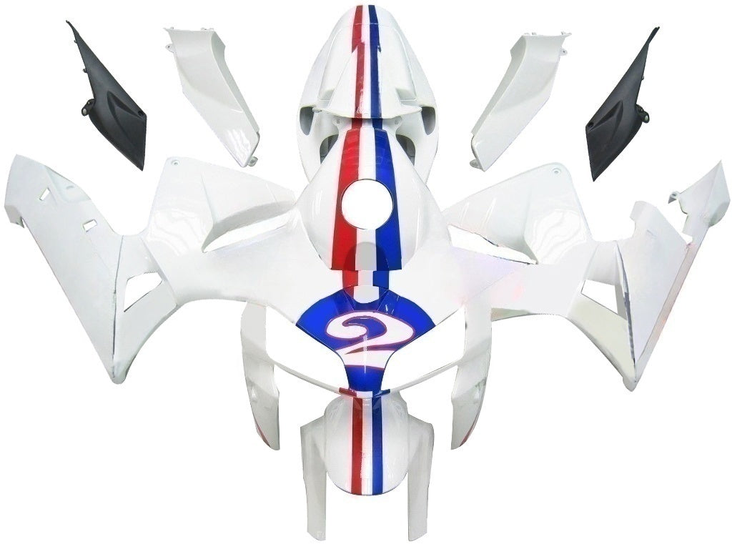 Amotopart stroomlijnkappen 2005-2006 Honda CBR 600 RR wit nr. 2 Repsol generiek