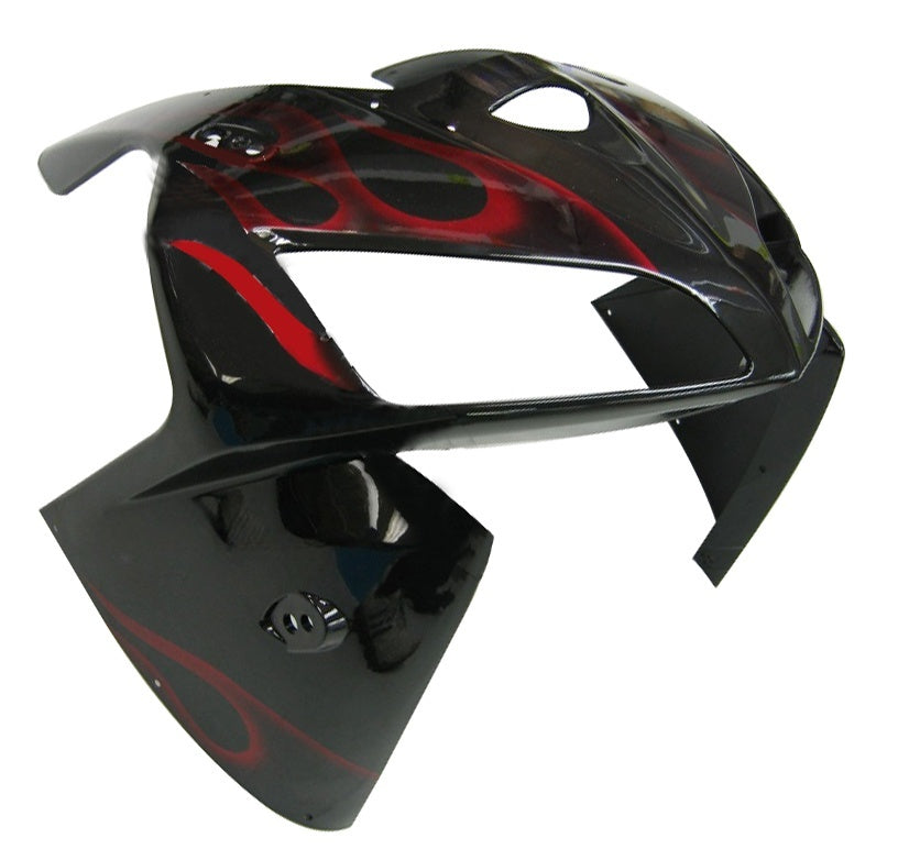 Amotopart stroomlijnkappen 2005-2006 Honda CBR 600 RR zwart en rood gevlamd CBR generiek