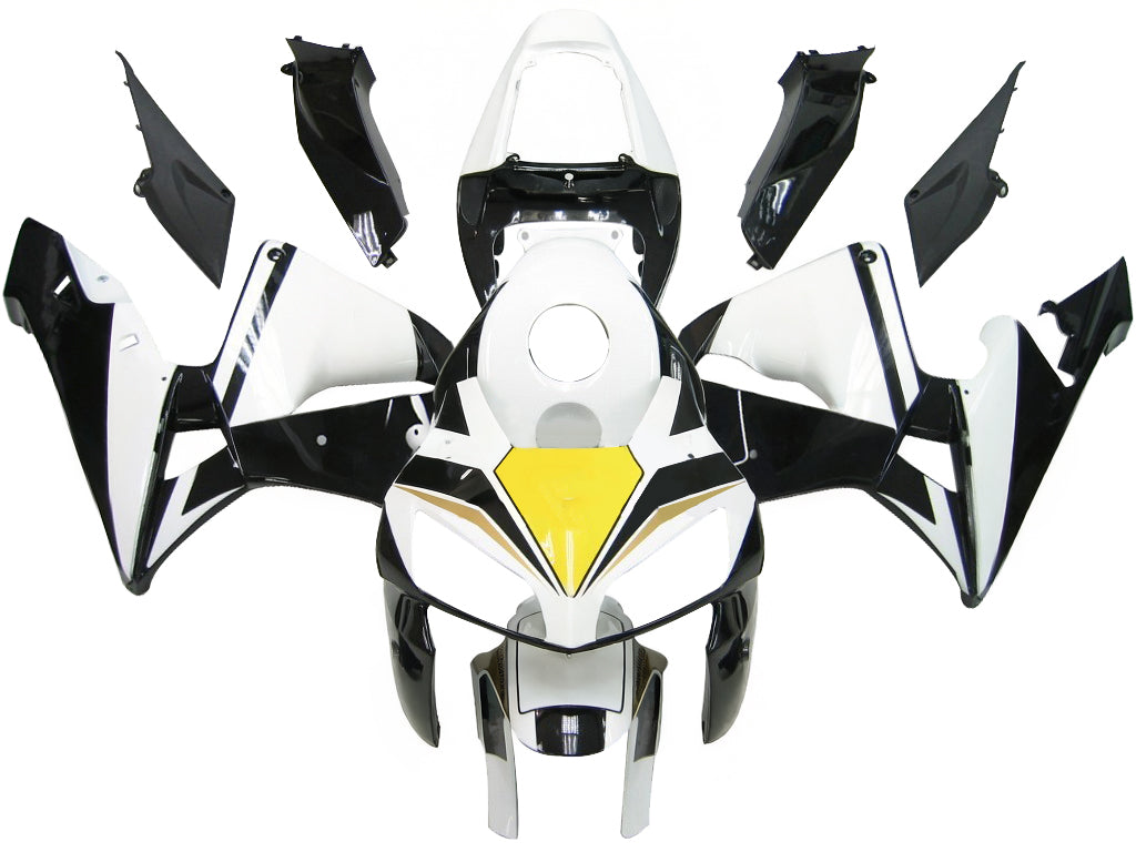 Owiewki Amotopart 2005-2006 Honda CBR 600 RR Czarne i Wzmacniające