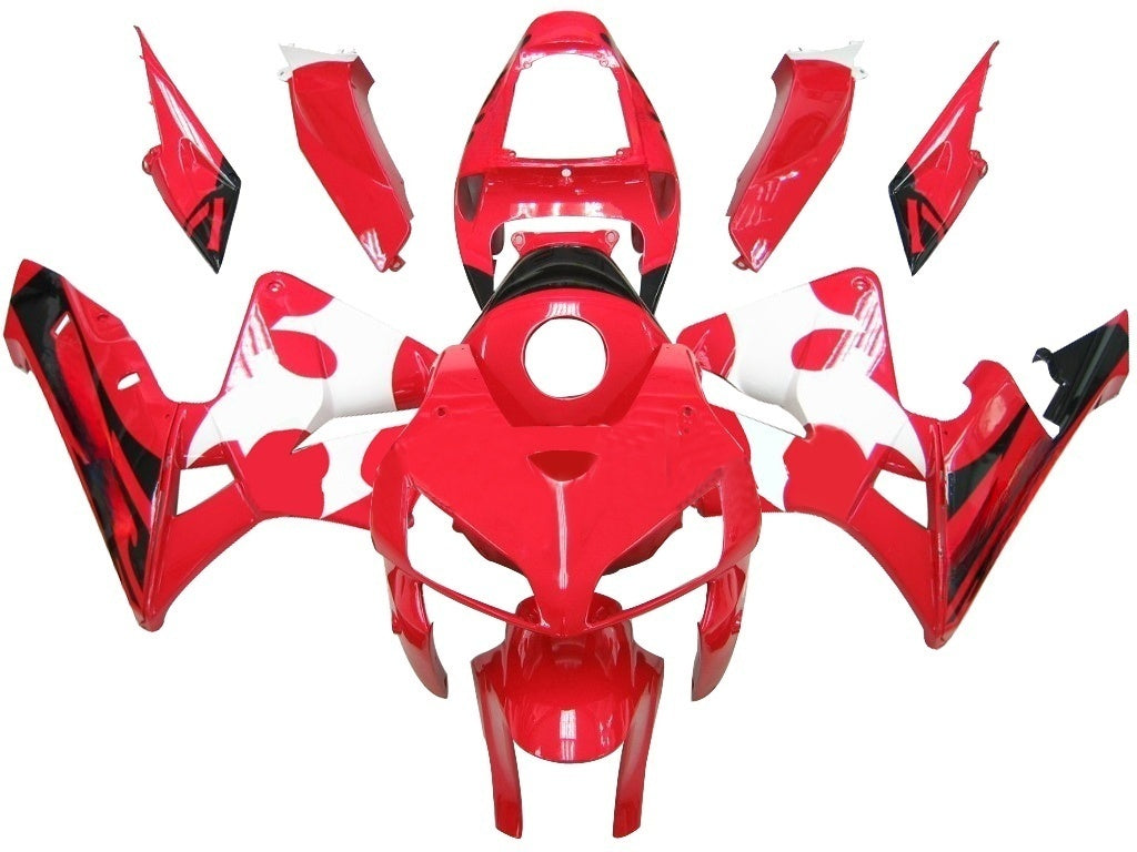 Amotopart Fairingsg 2005-2006 Honda CBR 600 RR Rood Wit Zwart Tribal CBR Generiek